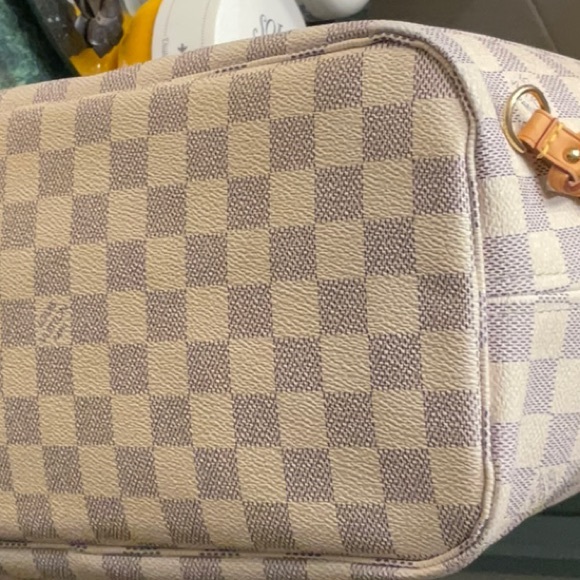 Louis Vuitton Damier Azur Tote with Tan Trim - Picture 12 of 16
